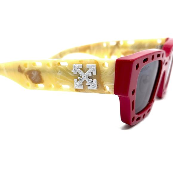 New, OFF-WHITE Sunglasses MERCER OERI026 2507 Authentic - Picture 6 of 11